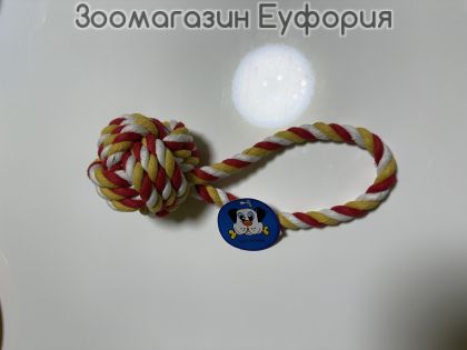 Въже с плетена топка