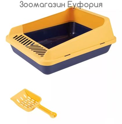 Котешка тоалетна с борд - 37х28х15см