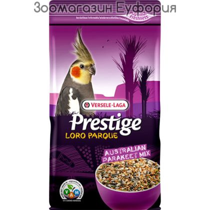 Prestige Premium Australian Parakeеt 1кг – пълноценна храна за средни австралийски дългоопашати папагали