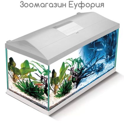 Aквариум Aquael Leddy Day&Night Plus 60 - бял 54 литра