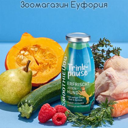 Напитка за кучета SmoothieDog - Смути с Патешко 0.25л
