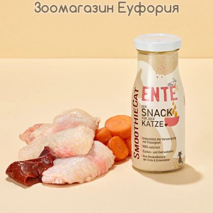 Напитка за котки SmoothieCat - Смути с Патешко 0.15л