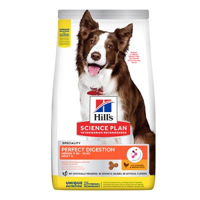 Hill’s Science Plan Adult Perfect Digestion Medium с пилешко