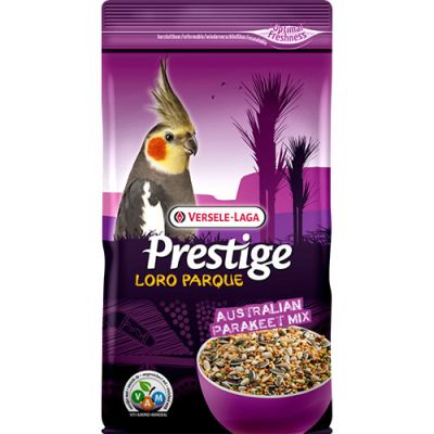 Prestige Premium Australian Parakeеt 1кг – пълноценна храна за средни австралийски дългоопашати папагали